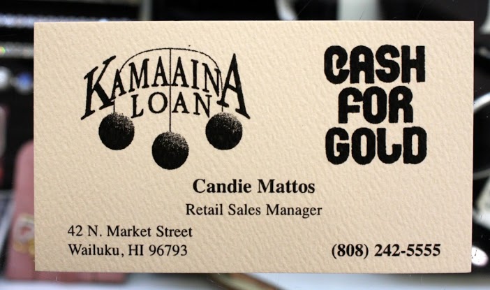 Kamaaina Loan & Cash For Gold Retail Store
