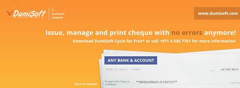 Dumisoft Cheque Printing Software